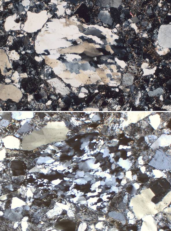渡島帯ＱＦ砂岩中の石英粒子