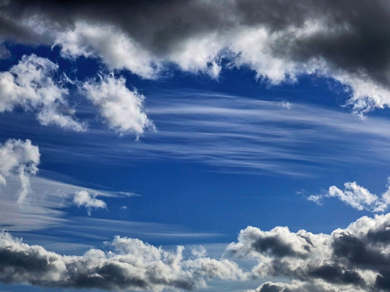 Cloud Window on Sky