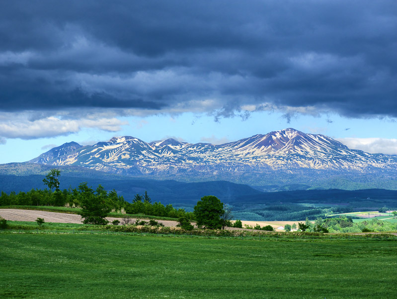 Covering Clouds above Volcano