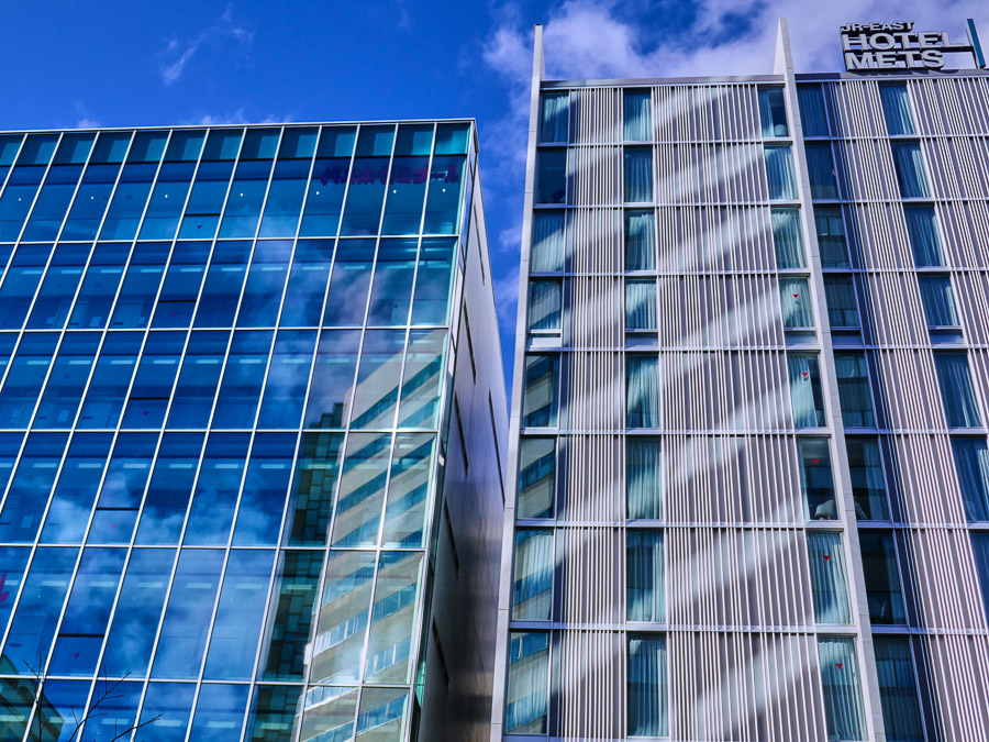 Futuristic Glass Buildings