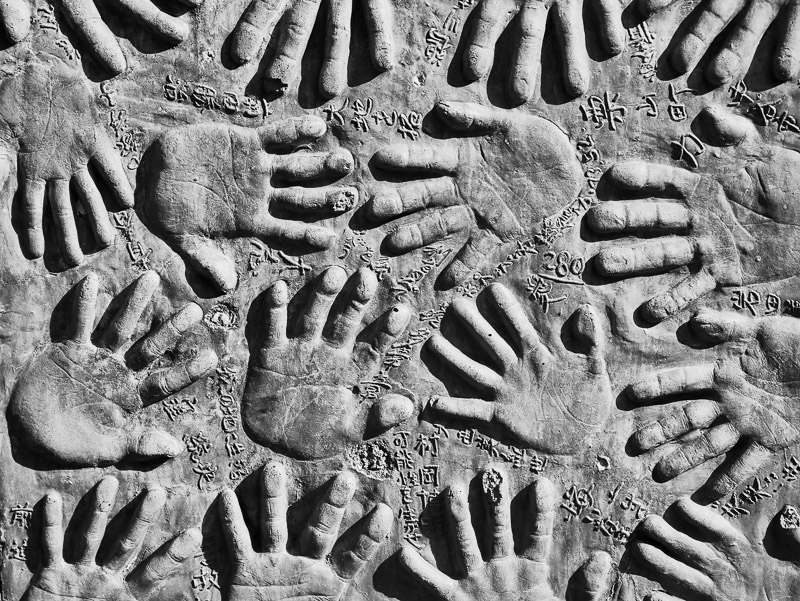 Handprints Pattern of Wishes