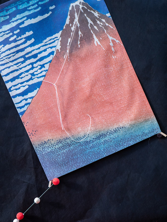 Japanese New Year Decoration of Fuji