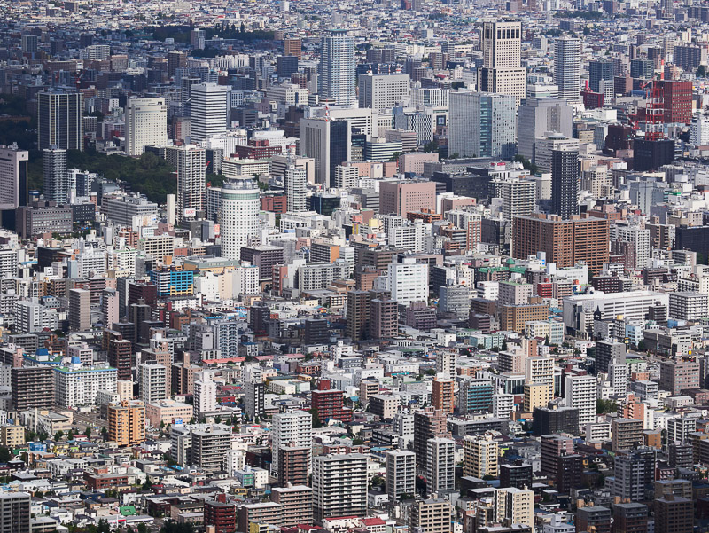 Looking Down My City Sapporo