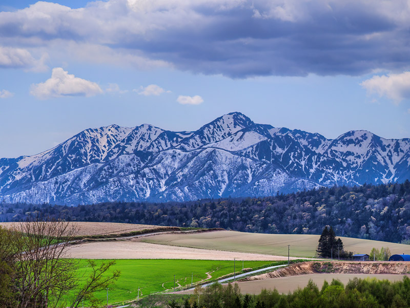 Mimic Europian Mountain Scene