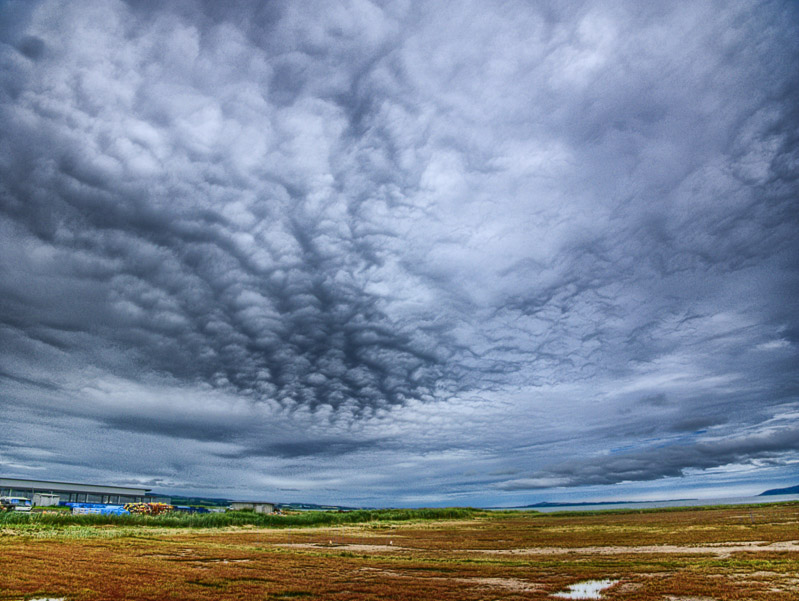 Ominous Quasi-mammatocumulus Cloud