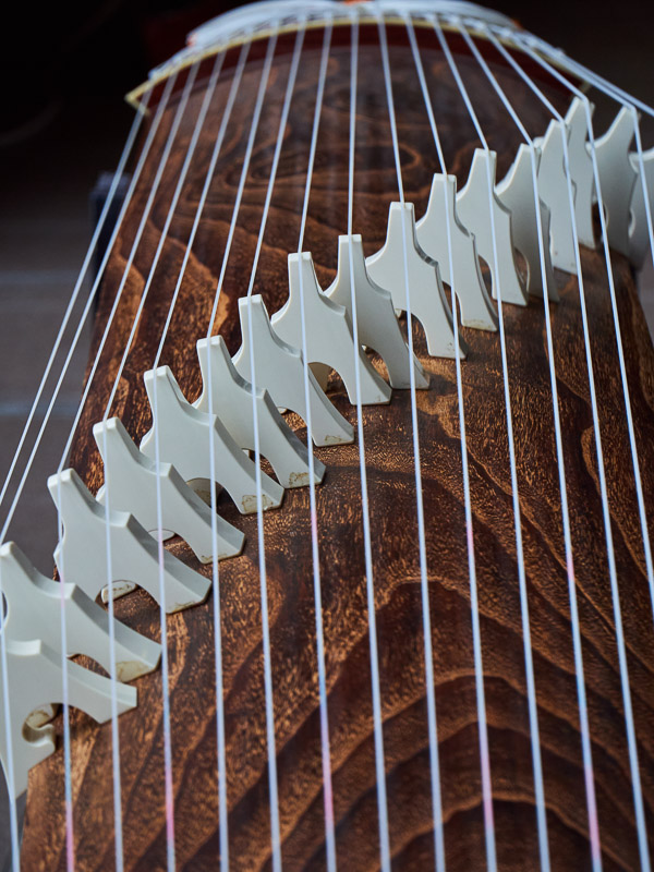 Shape of Japanese Harp (Koto)