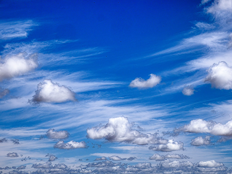 Two Different Shapes of Clouds